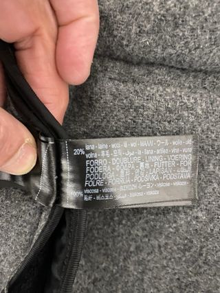 Abrigo largo oversize Zara ZW Collection