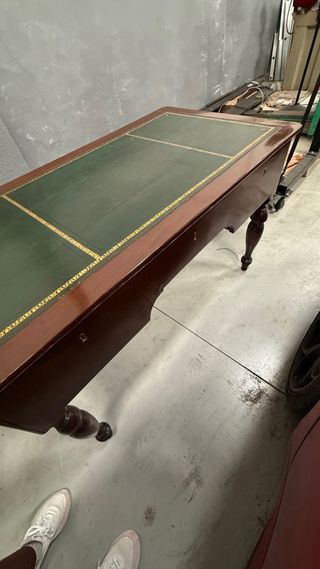 Mueble vitrina madera restaurada Escritorio Mesa