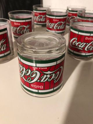 Antichi bicchieri Coca-Cola