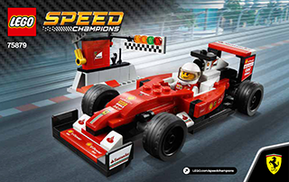 LEGO 75879 Speed Champions Ferrari, usado completo