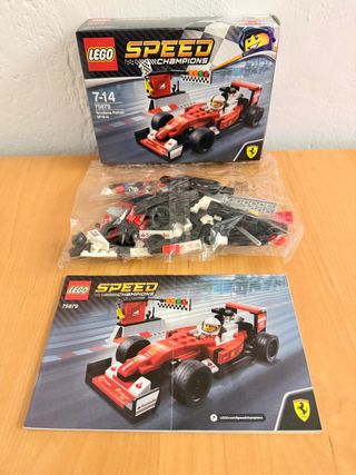 LEGO 75879 Speed Champions Ferrari, usado completo