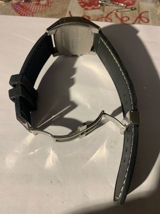 Reloj Lotus Cronógrafo Naranja y Plata