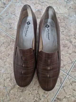 Zapatos Pie Santo Marrones Mujer