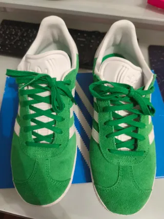 Adidas Gazelle Verde y Blanco