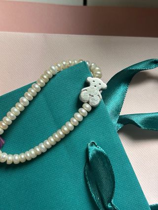 Pulsera de Tous de perlas y plata de ley