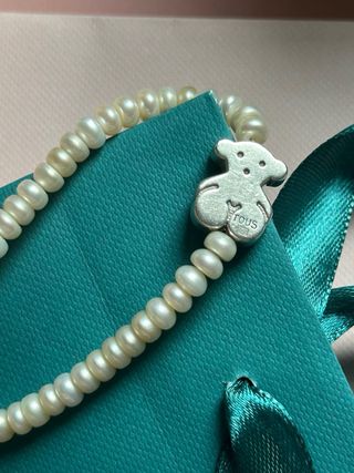 Pulsera de Tous de perlas y plata de ley