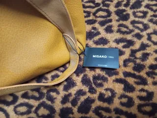 Bolso Misako Marrón y Amarillo