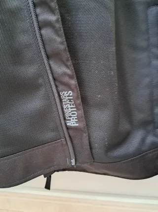 Chaqueta moto verano hombre Color negro