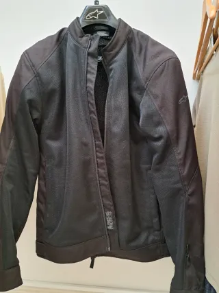 Chaqueta moto verano hombre Color negro