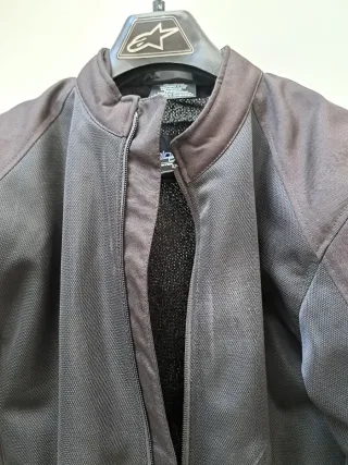 Chaqueta moto verano hombre Color negro