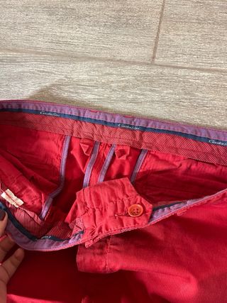 Pantalones Emidio Tucci Rojos