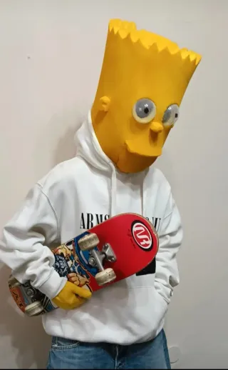 Costume Bart Simpson Carnevale Adulto