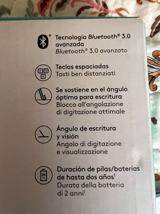 Funda y Teclado Logitech Tablets 9-10