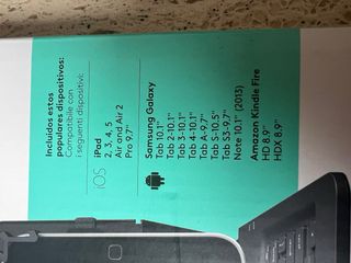 Funda y Teclado Logitech Tablets 9-10