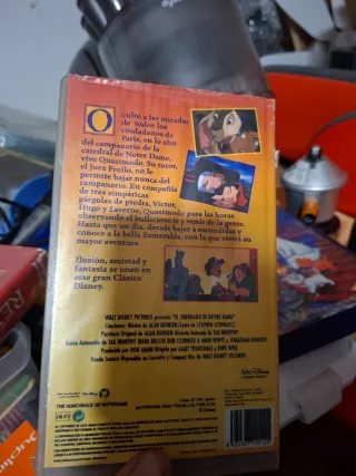 Lote VHS: Rey León, Jorobado, Aristogatos