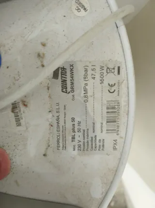 Calentador de agua Cointra