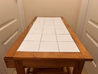 Carrito Auxiliar Madera Cocina Ruedas