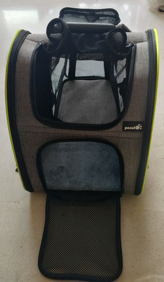 Mochila Transportín Perro Gato Plegable