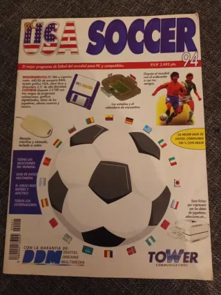 USA Soccer 94 PC Juego + Manual
