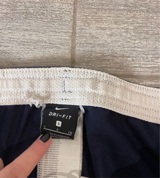 Pantalones Nike Azul Marino con Blanco