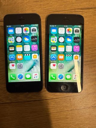 2x iPhone 5 16GB y 32GB Negro