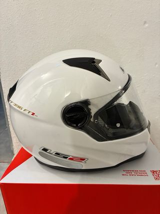 Casco Moto LS2 Blanco