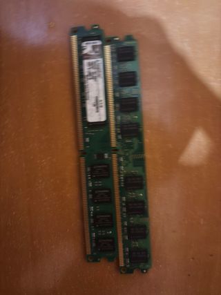 2x Kingston KVR DDR2 Módulos de RAM 2GB