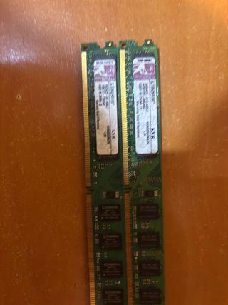 2x Kingston KVR DDR2 Módulos de RAM 2GB