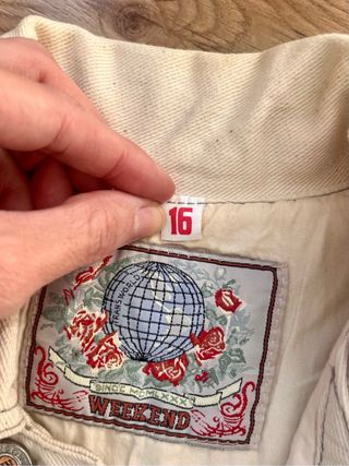 Chaleco vaquero vintage