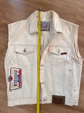 Chaleco vaquero vintage