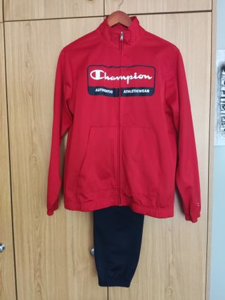 Chándal Champion niño Talla 15/16 Rojo