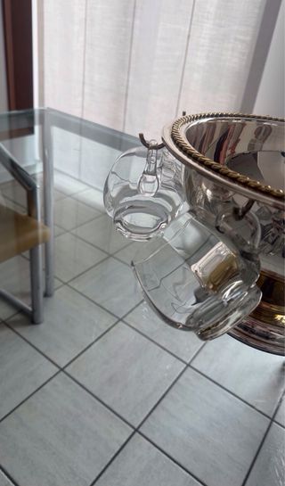 Set Aperitivo e Punch in Silverplate e vetro