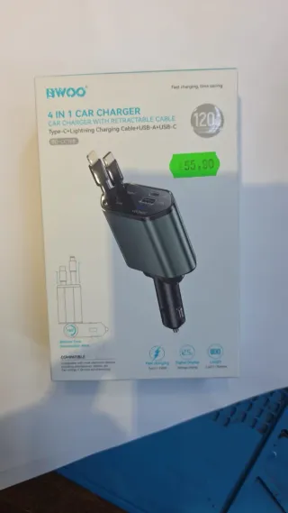 Caricabatterie BWOO 120W 4-in-1 USB-C