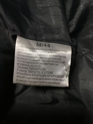 Piumino Gianmarco Venturi Grigio Tg 44