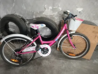 Bicicleta niña rosa 20''