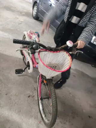 Bicicleta niña rosa 20''
