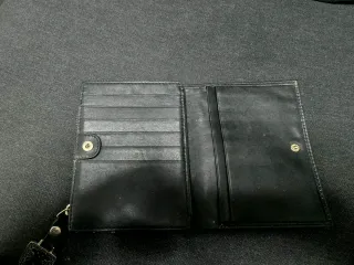 Monedero Tous Piel Genuina Negro