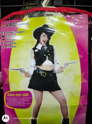 Disfraz Vaquera Mujer Talla Única