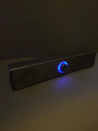 Barra de Sonido PC/TV Negra