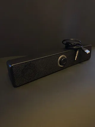 Barra de Sonido PC/TV Negra