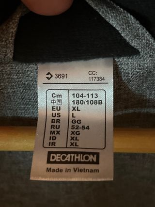 Chaqueta Decathlon esquí XL