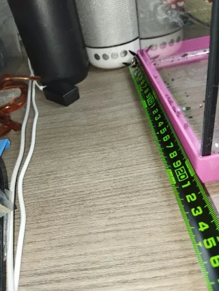 Acuario para peces , tapa con luz Led 20 litros