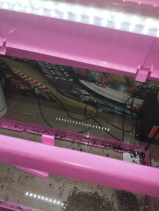 Acuario para peces , tapa con luz Led 20 litros