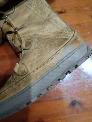 Stivali Timberland Pelle Unisex Beige/Marrone