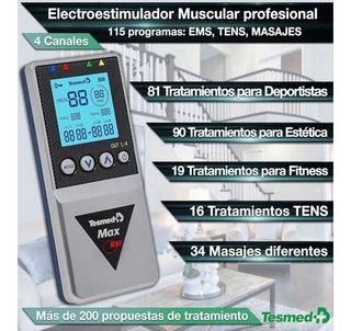 Electroestimulador Tesmed Max 830 TENS EMS