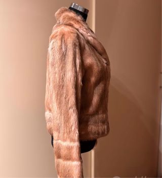 Vera Pelliccia Donna Rosa/Beige Tg 42