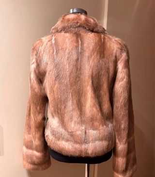 Vera Pelliccia Donna Rosa/Beige Tg 42