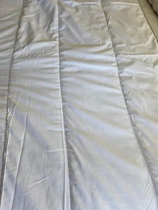 Edredón Cama 180 Gris y Blanco