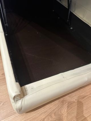 Sofá Chaise Longue Piel Beige