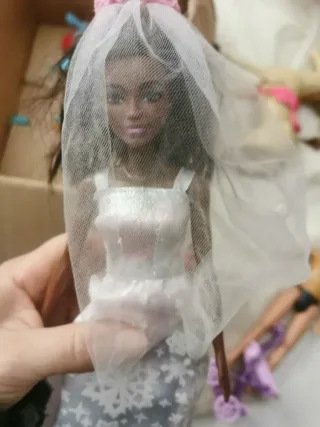 Lote de Barbies y Ken boda